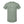 Back view of a heather sage green casual t-shirt featuring a simple white design with text promoting Charleston Tea Garden and American grown tea.