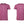 Heather magenta short-sleeve t-shirt featuring a minimalist tea-inspired design on the front and a boxed 