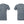 Front and back views of a heather slate gray T-shirt featuring minimalist tea-themed graphics and text inspired by American Classic Tea and Charleston Tea Garden.