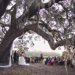Photo of a wedding in Charleston, South Carolina. 