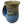 A ceramic handwarmer mug with a smooth, curved handle, featuring a sandy beige and ocean blue glaze that evokes a calm beach scene.