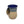 Ceramic handwarmer mug with a smooth cobalt blue interior and a natural beige exterior featuring a blue drip glaze, designed for comfortable warmth while sipping tea.